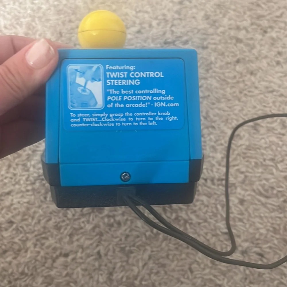 Pac Man game console- just plugs into the TV, does work